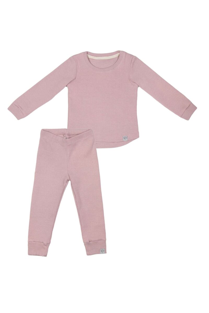 Fun2bemum dres dzieciecy dla dzieci prazkowany babywearing cotton overall for kids dirty pink brudny roz 1