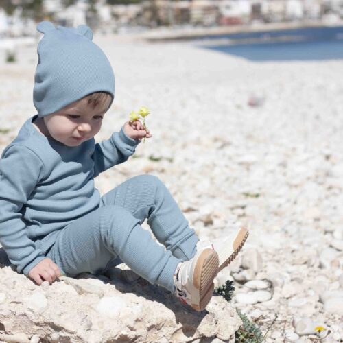 Fun2bemum dres dzieciecy dla dzieci prazkowany babywearing cotton overall for kids lifestyle 14