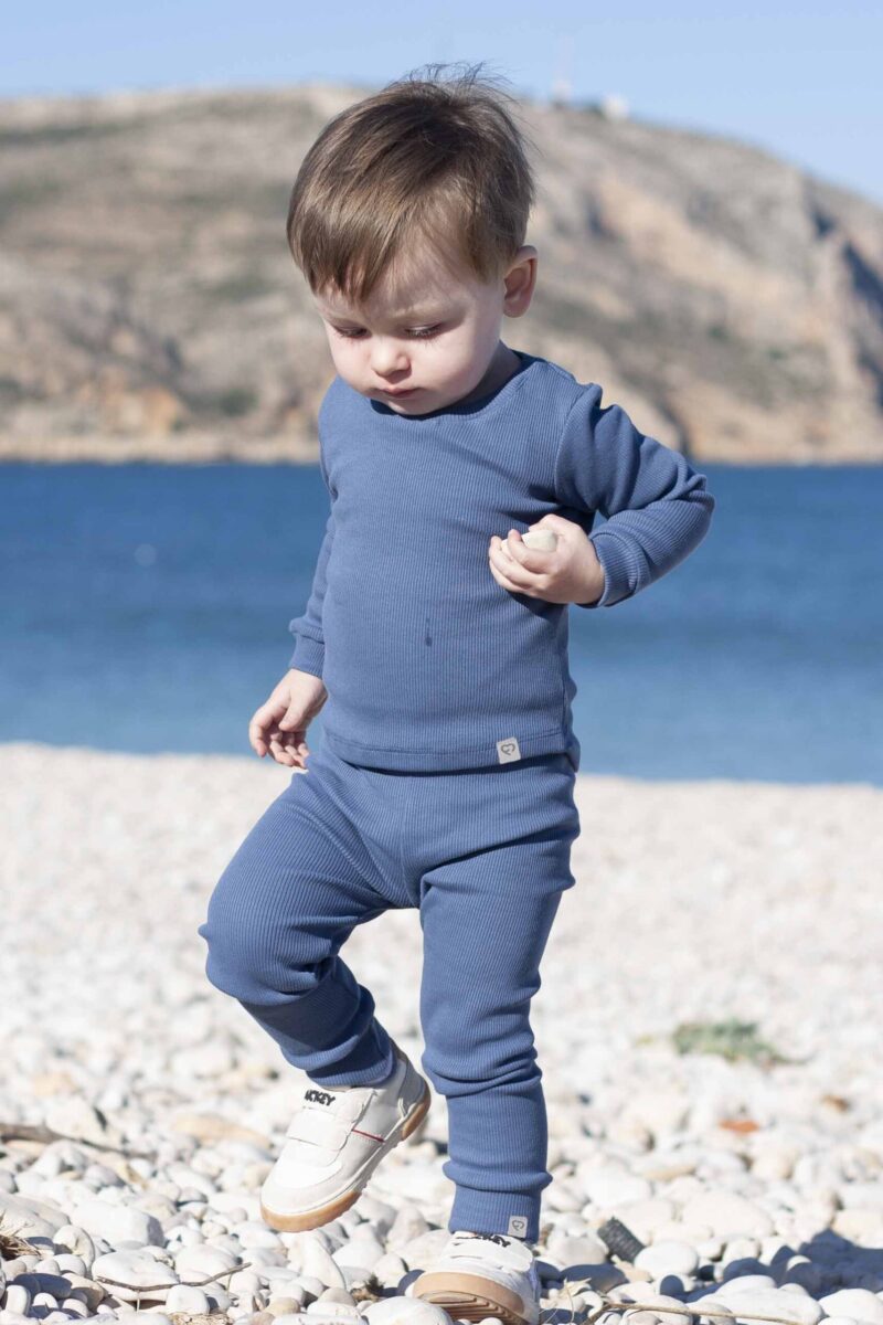 Fun2bemum dres dzieciecy dla dzieci prazkowany babywearing cotton overall for kids lifestyle