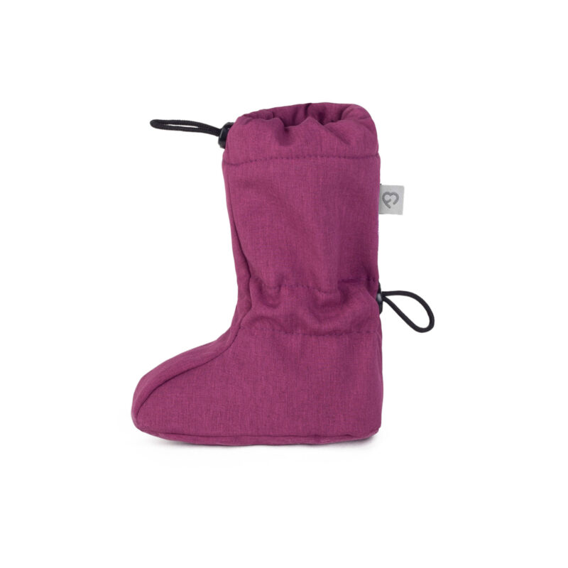 fun2bemum softshell boots for baby plum melange II
