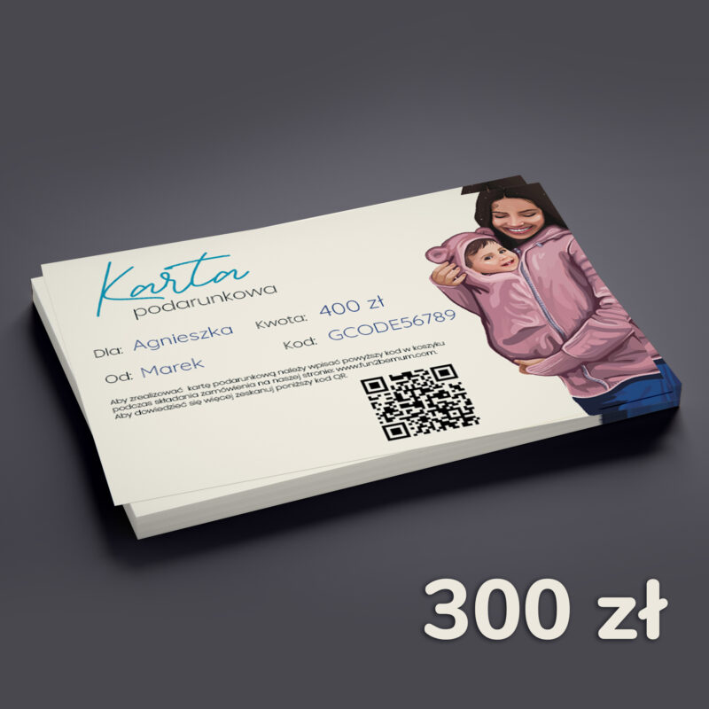Elektroniczna karta podarunkowa Fun2bemum voucher gift card 300